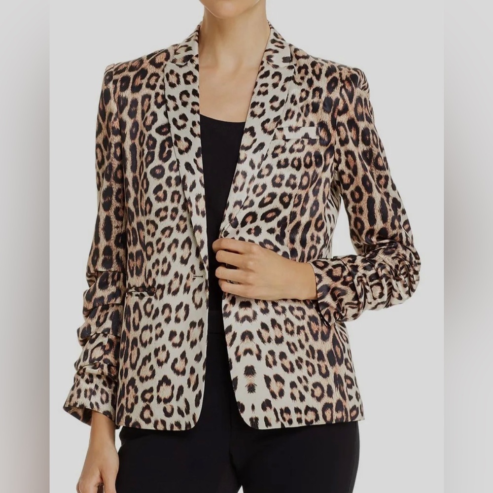Generation Love Leopard Print Blazer